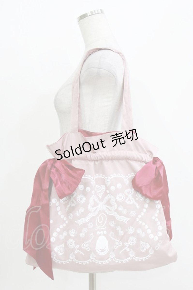 画像1: Q-pot. / 2Wayリボントート  Little Lady/ピンク H-26-04-12-068-QP-BG-KB-ZH (1)