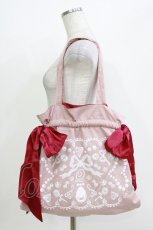 画像1: Q-pot. / 2Wayリボントート  Little Lady/ピンク H-26-04-12-068-QP-BG-KB-ZH (1)