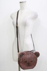画像1: Q-pot. / ビターチョコレート・ベアークロスボディーバッグ  ビターチョコレート H-26-04-12-069-QP-BG-KB-ZH (1)