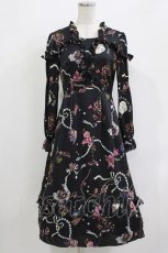 画像1: MILK / ショコラローズプリンセスドレス F ブラック H-26-04-12-007-ML-OP-ET-ZH (1)