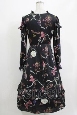 画像3: MILK / ショコラローズプリンセスドレス F ブラック H-26-04-12-007-ML-OP-ET-ZH