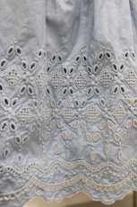 画像4: Jane Marple Dans Le Salon / Typewriter lace tiered dress M ブルー H-26-04-12-008-JM-OP-KB-ZH (4)