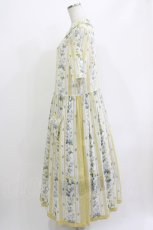 画像2: Jane Marple Dans Le Salon / Pale rosesリンクルドレス M イエロー H-26-04-12-010-JM-OP-KB-ZH (2)