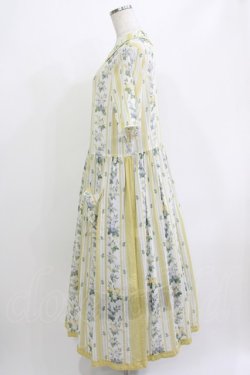 画像2: Jane Marple Dans Le Salon / Pale rosesリンクルドレス M イエロー H-26-04-12-010-JM-OP-KB-ZH