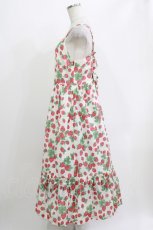 画像2: Jane Marple / Strawberry gardenのストラップドレス  白 H-26-04-12-011-JM-OP-KB-ZH (2)