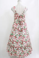 画像3: Jane Marple / Strawberry gardenのストラップドレス  白 H-26-04-12-011-JM-OP-KB-ZH (3)