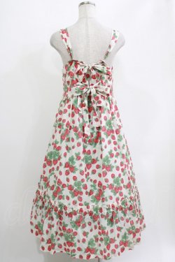 画像3: Jane Marple / Strawberry gardenのストラップドレス  白 H-26-04-12-011-JM-OP-KB-ZH