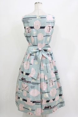 画像3: Jane Marple / Jolies broderies square dress  blue gray H-26-04-12-014-JM-OP-KB-ZH