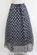 画像1: Jane Marple Dans Le Salon / Pieces of Flowersのスカート  ライトネイビー H-26-04-12-016-JM-SK-KB-ZH (1)