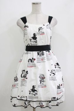 画像1: MILK / Animal Talesドレス  ホワイトベース H-26-04-12-019-ML-OP-KB-ZH