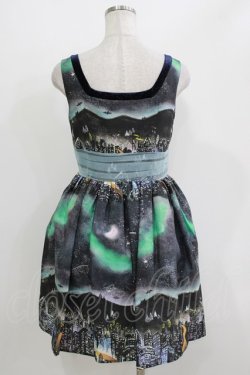 画像3: MILK / Aurora cityドレス  オーロラ柄×ブルー H-26-04-12-021-ML-OP-KB-ZH