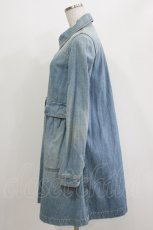 画像2: HYSTERIC GLAMOUR / デニムシャツワンピース  ブルー H-26-04-12-024-PU-OP-KB-ZH (2)