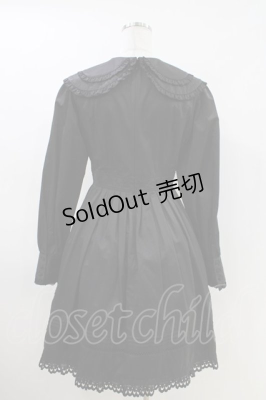 画像3: Moi-meme-Moitie / 綿レースピンタックワンピース 9号 黒 H-26-04-13-022-MO-OP-AK-ZH (3)