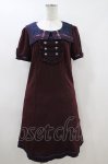 画像1: Ozz oneste / ナポレオンセーラーワンピース  ワイン×ネイビー H-26-04-13-024-OO-OP-KB-ZH (1)