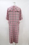 画像3: Jane Marple / フレンチマドラスドミトリードレス M ピンク H-26-04-13-025-JM-OP-KB-ZH (3)
