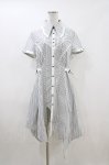 画像1: Ozz Croce / 刺繍ストライプシャツワンピース  白 H-26-04-13-026-OO-OP-KB-ZH (1)