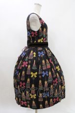 画像2: Jane Marple / Little tassel dollsスクエアドレス M ブラック H-26-04-13-003-JM-OP-ET-ZH (2)