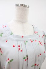 画像3: MILK / チェリーブロッサムdress  ブルーミントチェリー H-26-04-13-027-ML-OP-AK-ZH (3)