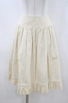 画像1: EXCENTRIQUE / 綿ラッセルレーススカート S アイボリー H-26-04-13-028-EL-SK-KB-ZH (1)