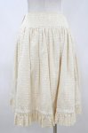 画像2: EXCENTRIQUE / 綿ラッセルレーススカート S アイボリー H-26-04-13-028-EL-SK-KB-ZH (2)
