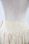 画像3: EXCENTRIQUE / 綿ラッセルレーススカート S アイボリー H-26-04-13-028-EL-SK-KB-ZH (3)