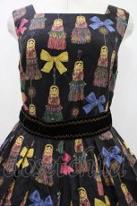 画像4: Jane Marple / Little tassel dollsスクエアドレス M ブラック H-26-04-13-003-JM-OP-ET-ZH (4)