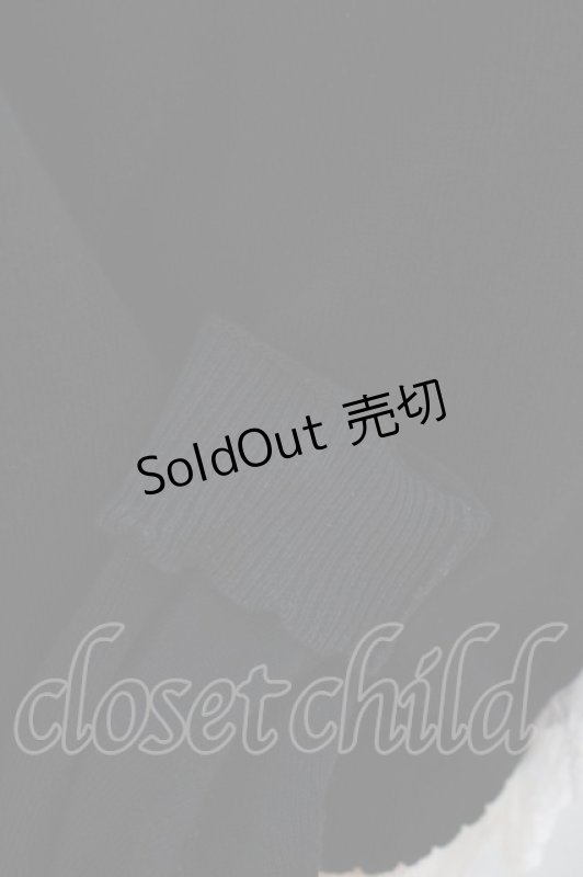 画像5: Moi-meme-Moitie / 十字架ワッペンレースカーディガン F 黒 H-26-04-13-036-MO-TO-AK-ZH (5)