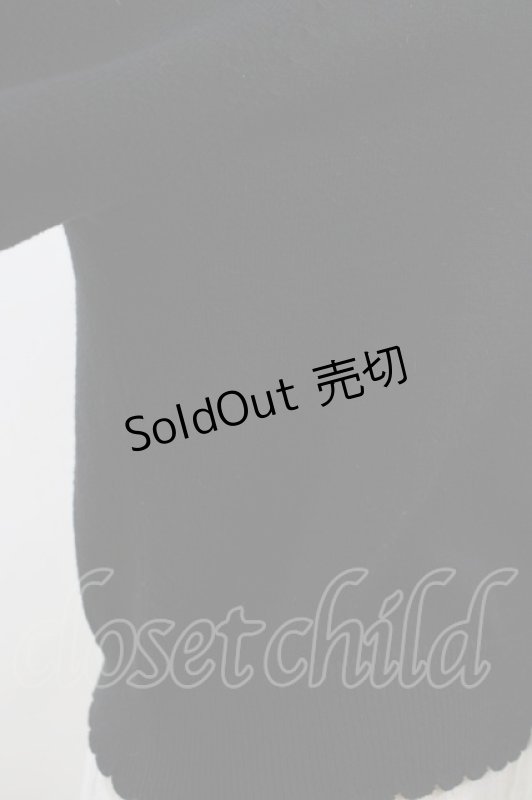 画像6: Moi-meme-Moitie / 十字架ワッペンレースカーディガン F 黒 H-26-04-13-036-MO-TO-AK-ZH (6)