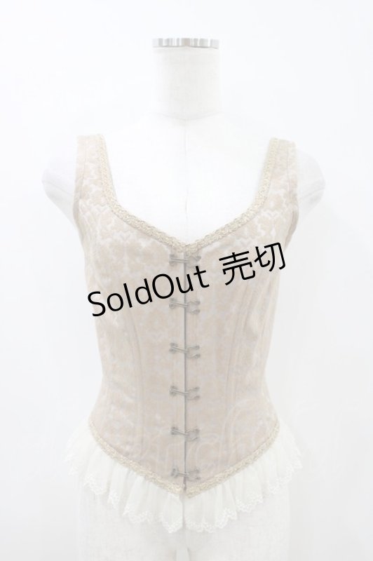 画像1: EXCENTRIQUE / バロック・コルセット S/M モカ H-26-04-13-038-EL-TO-AK-ZH (1)