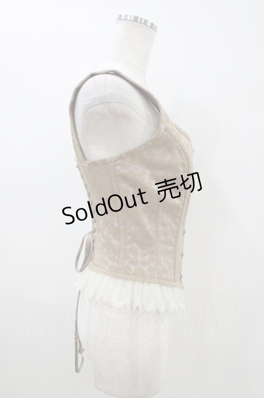 画像2: EXCENTRIQUE / バロック・コルセット S/M モカ H-26-04-13-038-EL-TO-AK-ZH (2)