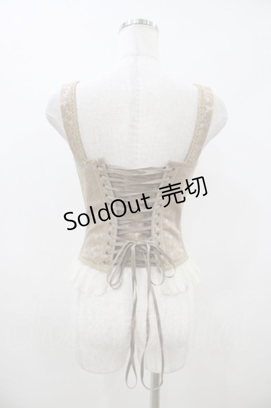 画像3: EXCENTRIQUE / バロック・コルセット S/M モカ H-26-04-13-038-EL-TO-AK-ZH (3)