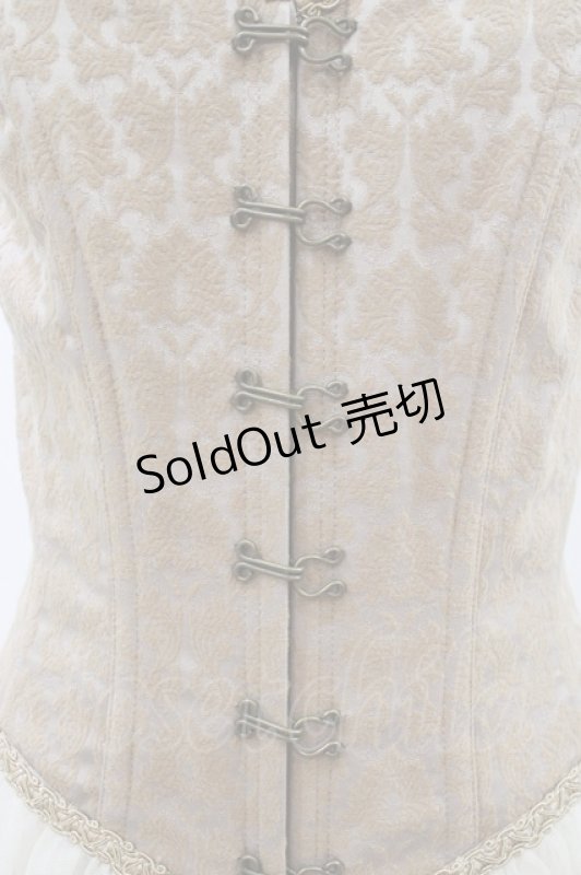 画像4: EXCENTRIQUE / バロック・コルセット S/M モカ H-26-04-13-038-EL-TO-AK-ZH (4)