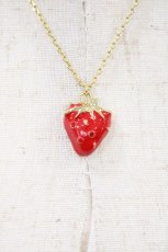 画像1: MILK / Strawberryネックレス  レッド H-26-04-13-039-ML-AC-AK-ZH (1)