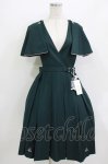 画像1: 梗豆物  / ホグワーツ学校英国制服風ケープサスペンダージャンパースカート M グリーン H-26-04-13-1001-PU-OP-YZ-ZH (1)