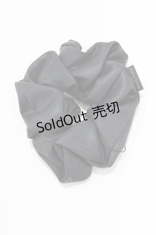 画像1: 尾州ロリィタ / シュシュ  ブラック H-26-04-13-1043-LO-ZA-NS-ZH (1)