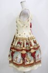画像2: ALICE and the PIRATES / 雪降る聖夜の不思議な贈り物柄ナポレオンジャンパースカート Free 生成り H-26-04-13-1005-PA-OP-NS-ZH (2)
