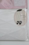 画像2: m petit by misako / AMレースアップシアータイツ  白 H-26-04-13-1065-LO-ZA-NS-ZH (2)