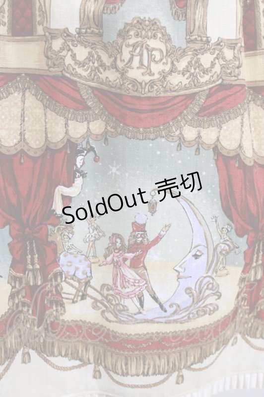 画像4: ALICE and the PIRATES / 雪降る聖夜の不思議な贈り物柄ナポレオンジャンパースカート Free 生成り H-26-04-13-1005-PA-OP-NS-ZH (4)