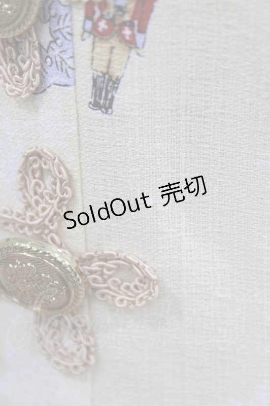 画像6: ALICE and the PIRATES / 雪降る聖夜の不思議な贈り物柄ナポレオンジャンパースカート Free 生成り H-26-04-13-1005-PA-OP-NS-ZH (6)