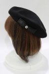 画像2: m petit by misako / NINA`SAMカメオベレー  ブラック H-26-04-13-1080-LO-AC-NS-ZH (2)