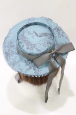 画像2: Victorian maiden / Wunder gardenリボンハット  ピーコック H-26-04-13-1083-CL-AC-YZ-ZH (2)
