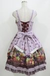 画像3: ALICE and the PIRATES / 秘密の冒険と幸せのワイナリー柄ジャンパースカートI Free ラベンダー H-26-04-13-1007-PA-OP-NS-ZH (3)