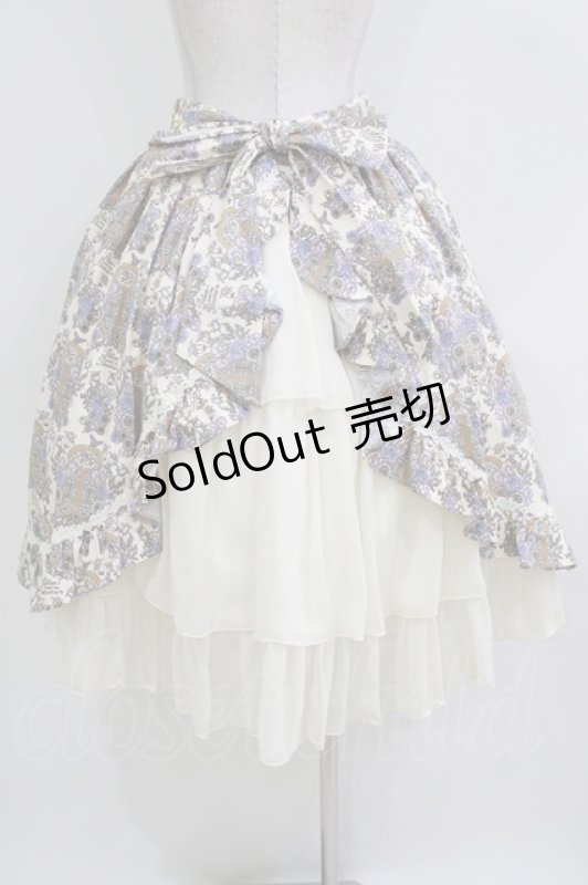 画像3: ALICE and the PIRATES / 旅立ちのブーケと希望の窓柄スカート Free 生成り H-26-04-13-1008-PA-SK-NS-ZH (3)