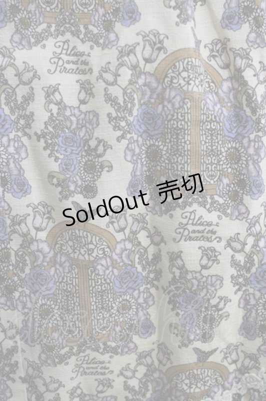 画像4: ALICE and the PIRATES / 旅立ちのブーケと希望の窓柄スカート Free 生成り H-26-04-13-1008-PA-SK-NS-ZH (4)