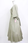 画像2: Maison de FLEUR / バルーンスリーブサテンリボンドレス M グリーン H-26-04-13-1012-LO-OP-YZ-ZH (2)