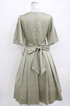 画像3: Maison de FLEUR / バルーンスリーブサテンリボンドレス M グリーン H-26-04-13-1012-LO-OP-YZ-ZH (3)