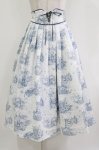 画像1: an another angelus / フロントレースアップピクニックトワル柄スカート Free L/BLUE H-26-04-13-1017-CA-SK-NS-ZH (1)