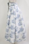 画像2: an another angelus / フロントレースアップピクニックトワル柄スカート Free L/BLUE H-26-04-13-1017-CA-SK-NS-ZH (2)