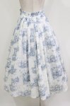 画像3: an another angelus / フロントレースアップピクニックトワル柄スカート Free L/BLUE H-26-04-13-1017-CA-SK-NS-ZH (3)