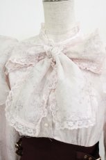 画像4: couture BY ROJITA / 花柄ドッキングロングワンピース Free ピンク/ボルドー H-26-04-13-1022-GO-OP-NS-ZH (4)